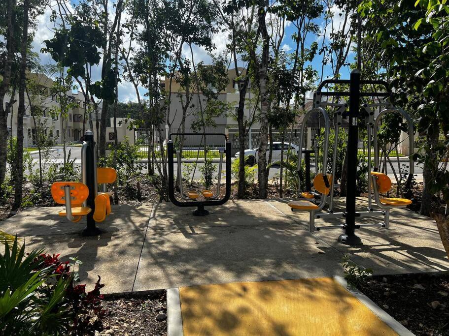 Angels Beach Condo Con Piscina, Parking Y Parque Playa del Carmen Exteriér fotografie